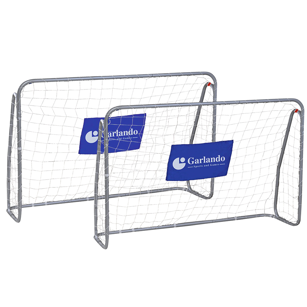 Football and soccer - Garlando Pair Of Kick & Rush Football Goals 215x152 Cm Set Of 2 Goals