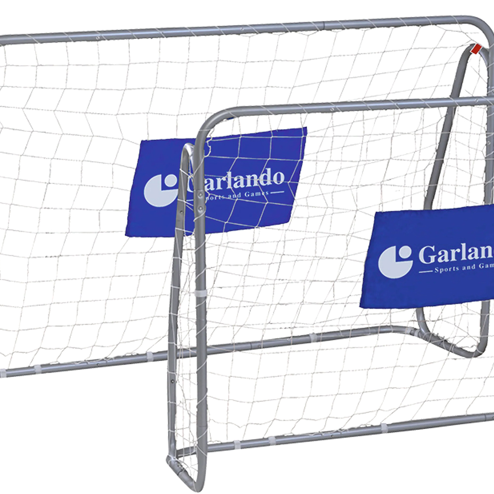 Football and soccer - Garlando Pair Of Kick & Rush Football Goals 215x152 Cm Set Of 2 Goals