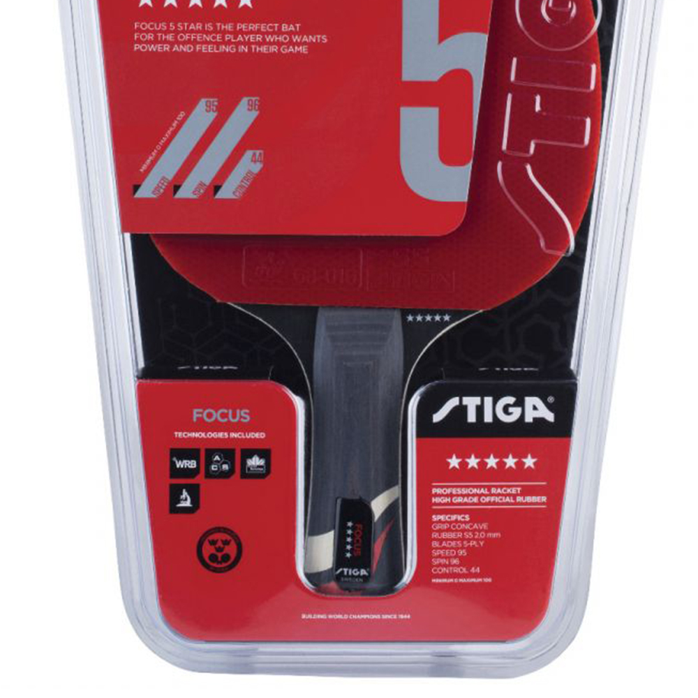 Ping Pong rackets - Stiga Focus Wrb 5-star Table Tennis Racket
