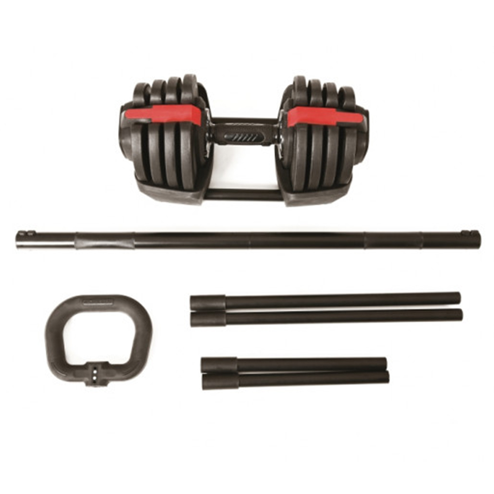 Handlebars - Toorx 3 In 1 Adjustable Set Consisting Of Dumbbell/barbell/2 Kettlebells