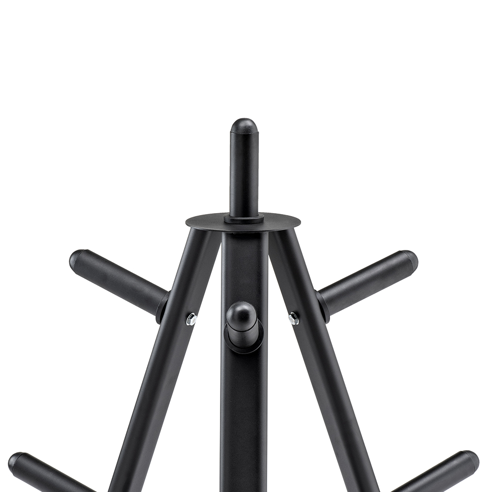 Weights Rack and Dumbbells - Diamond Olympic Disc Rack 9 Arms 60x60x100cm