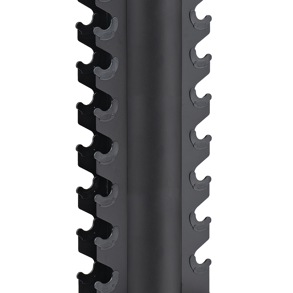 Weights Rack and Dumbbells - Diamond Vertical Dumbbell Rack 10 Pairs Of Dumbbells 50 X 42 X 126 Cm