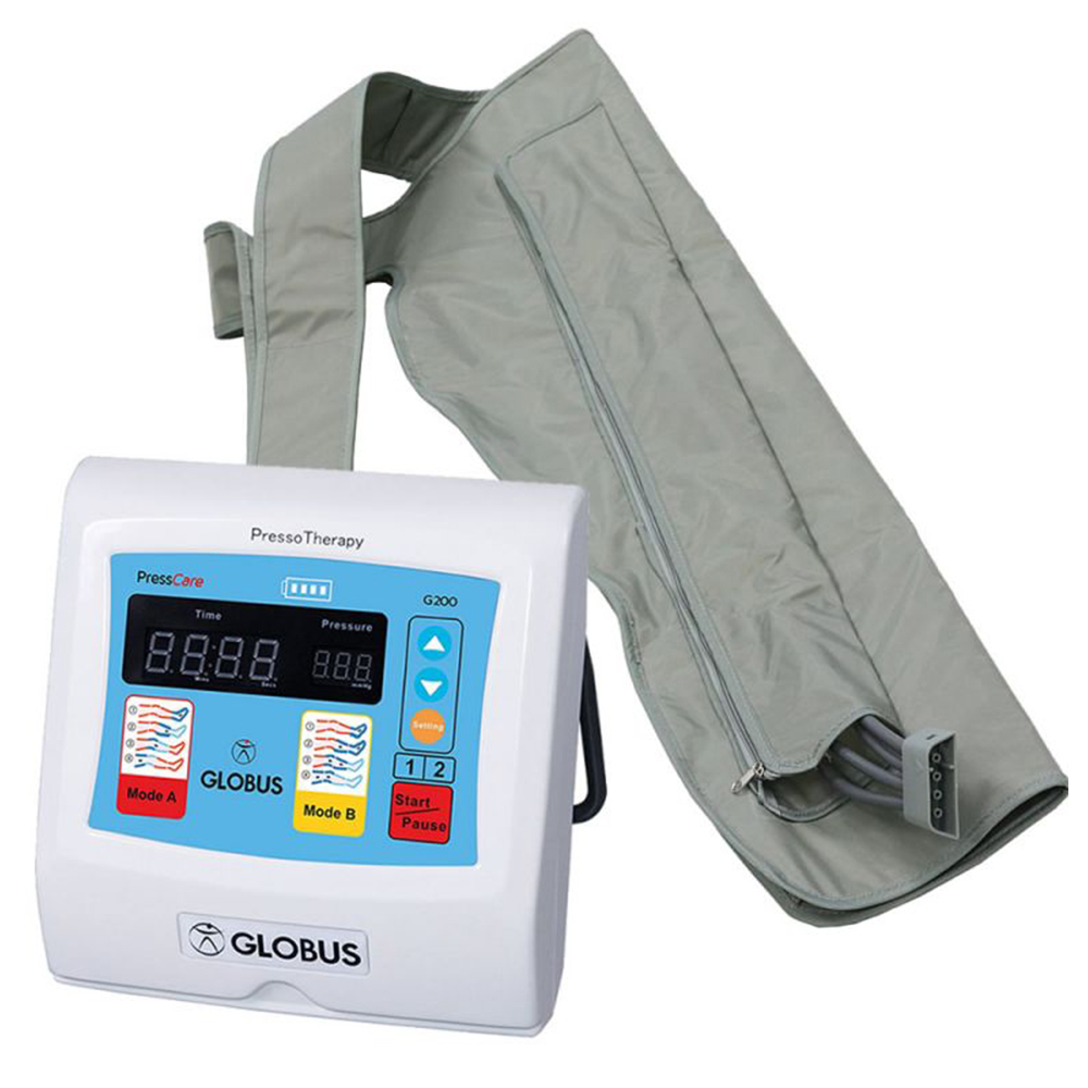 Pressotherapy - Globus Pressotherapy Device Presscare G200m-2 With 2 Leg Warmers