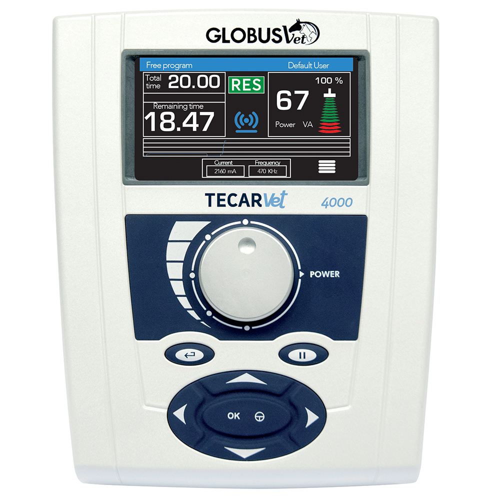 Tecartherapy/Radiofrequency - Globus Professional Veterinary Tecartherapy Tecarvet 4000 Re Rechargeable