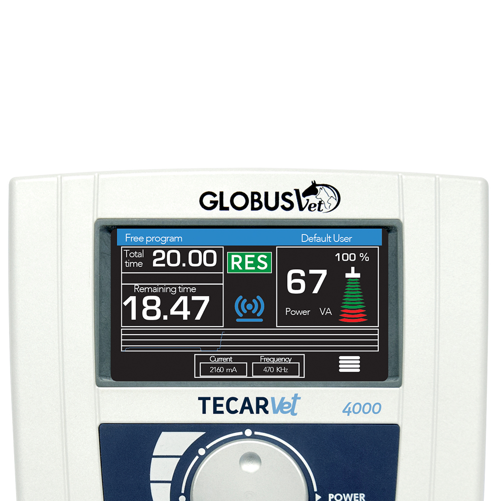 Tecartherapy/Radiofrequency - Globus Professional Veterinary Tecartherapy Tecarvet 4000 Re Rechargeable
