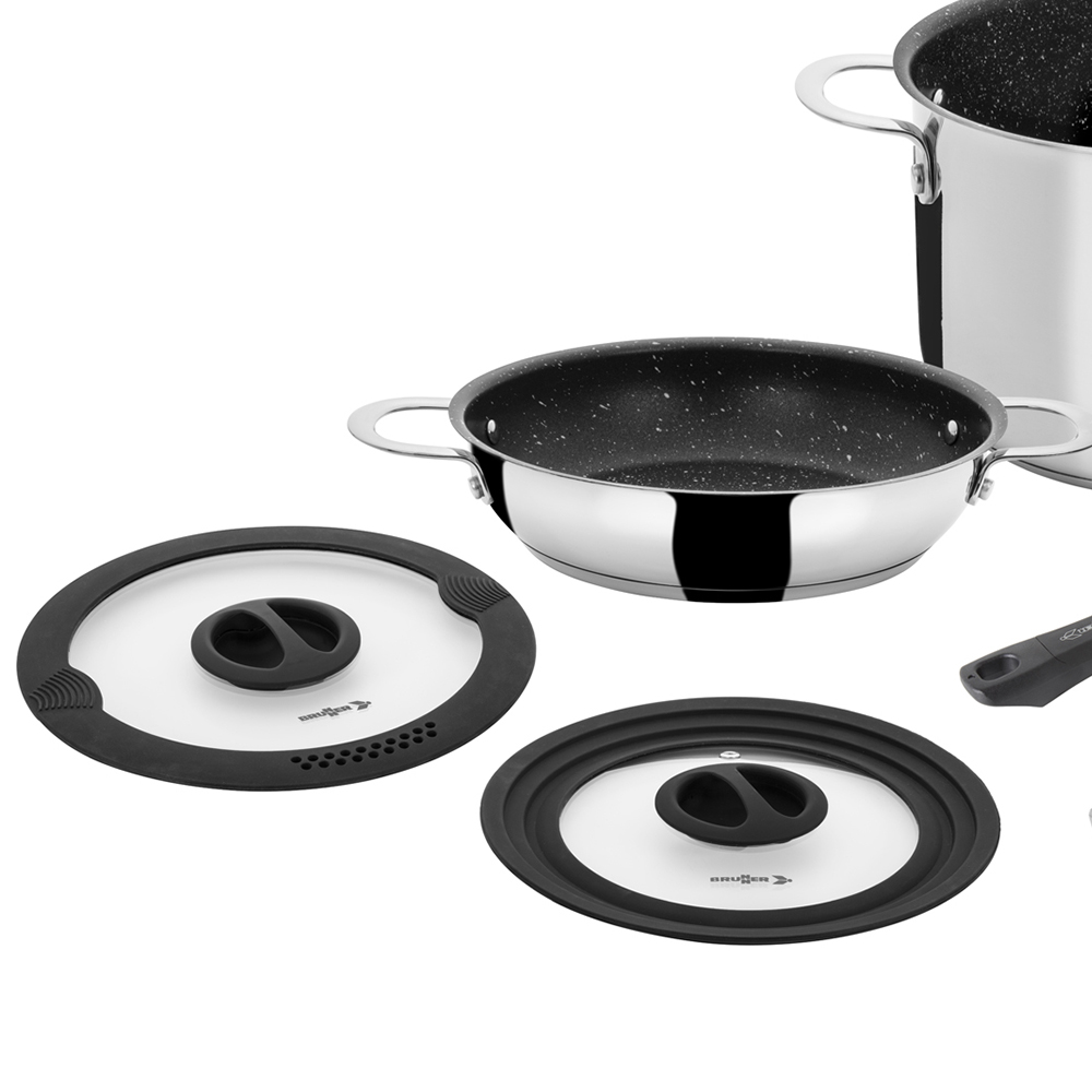 Pots and Pans - Brunner Set Of Pots Academy High Ng 7+1 Ø 22cm