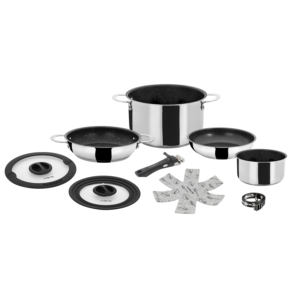 Pots and Pans - Brunner Set Of Pots Academy Ng 7+1 Ø 22cm