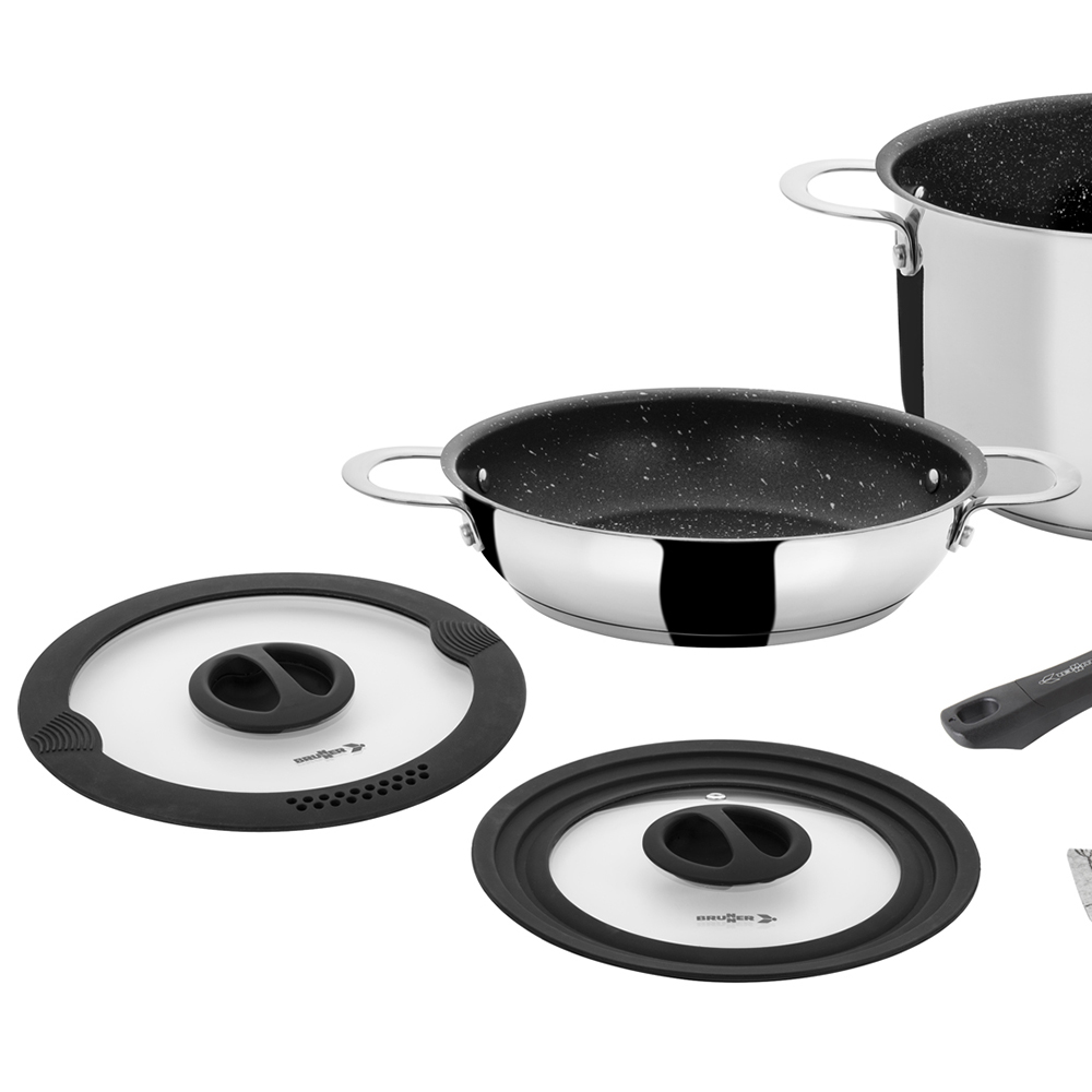 Pots and Pans - Brunner Set Of Pots Academy Ng 7+1 Ø 22cm