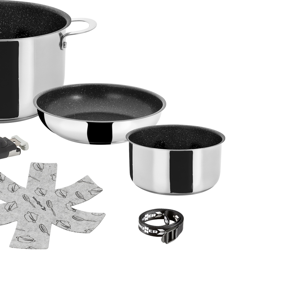 Pots and Pans - Brunner Set Of Pots Academy Ng 7+1 Ø 22cm