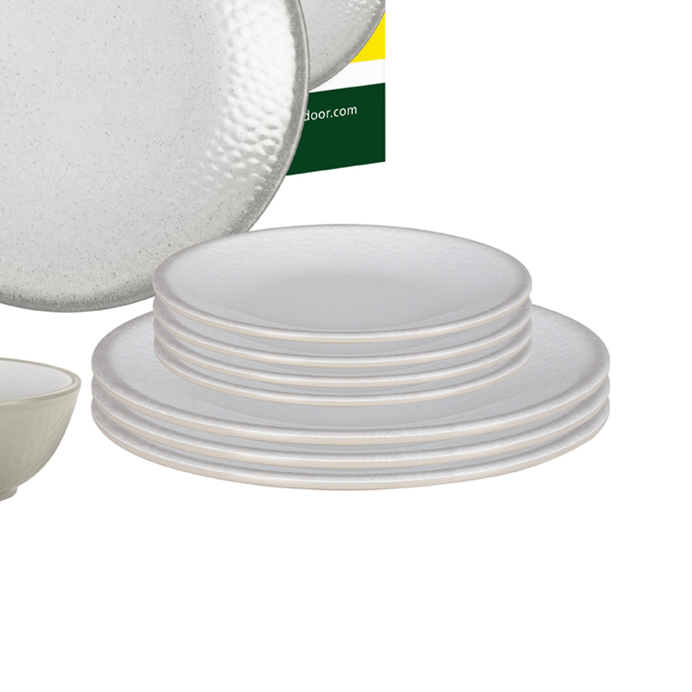 Service de table - Brunner Service De Table En Mélamine Midday Amadè 12 Pièces