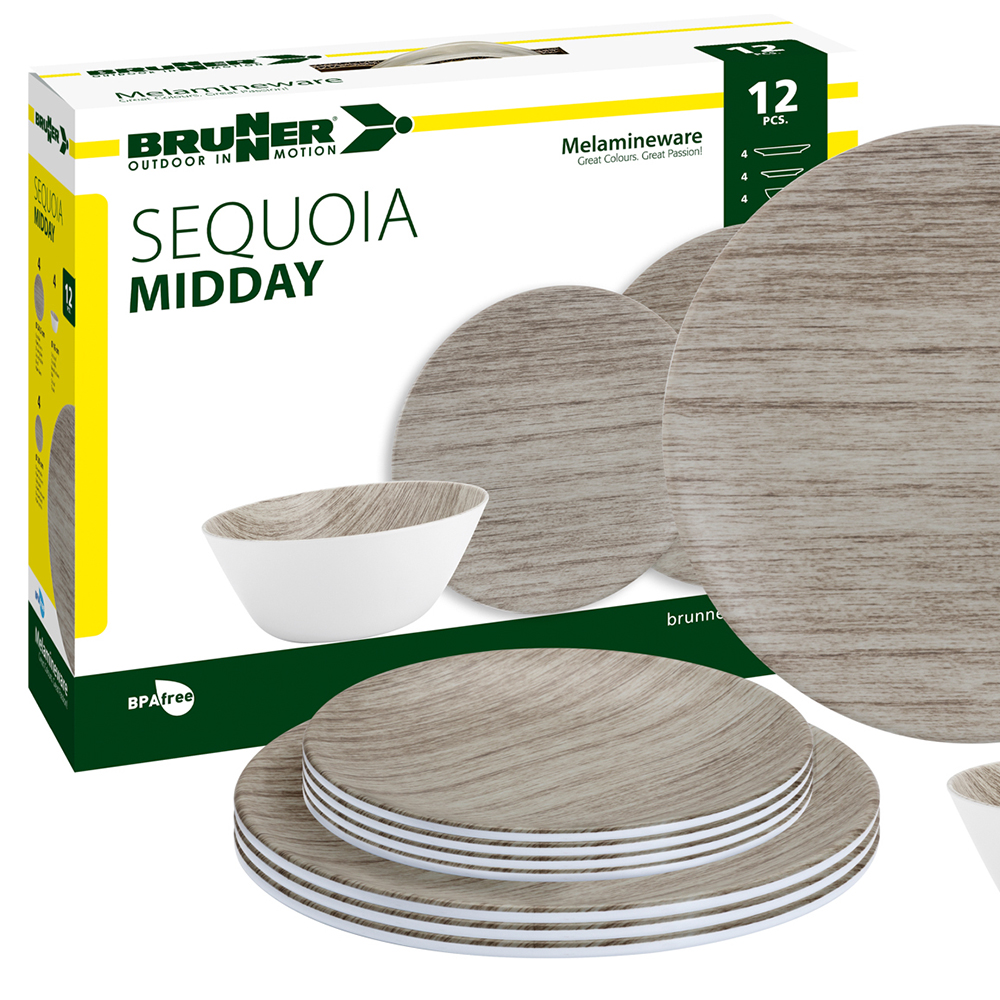 Tableware set - Brunner Sequoia Melamine Dinnerware Set 16 Pieces