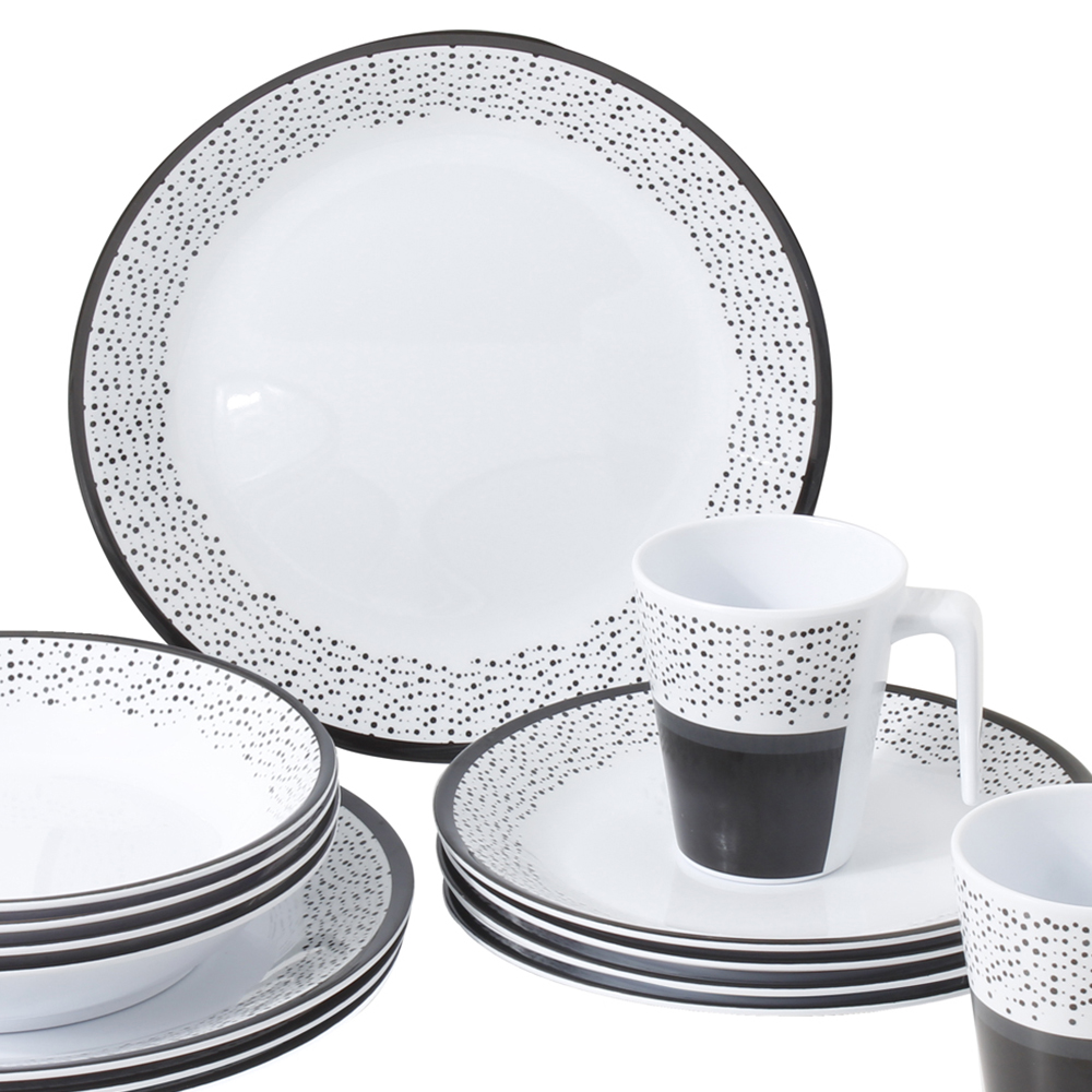 Tableware set - Brunner Set Stoviglie Melamina Pralin 16pz