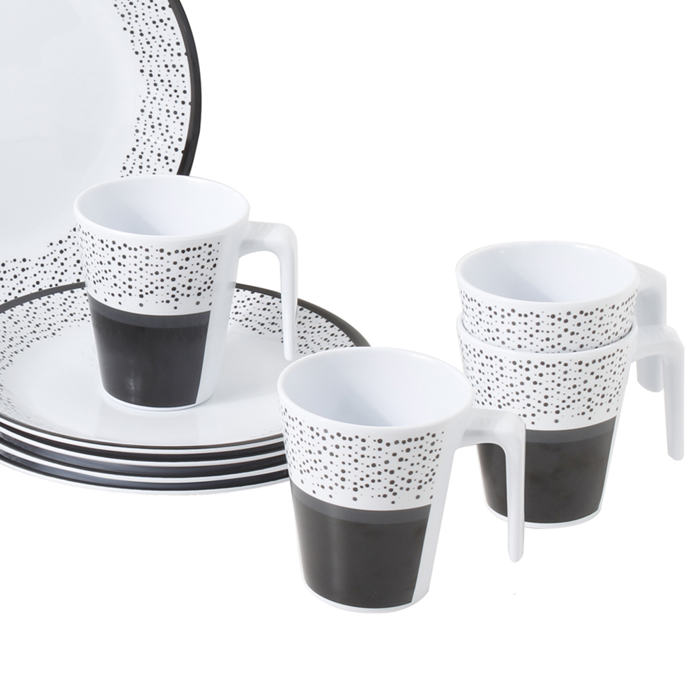 Tableware set - Brunner Set Stoviglie Melamina Pralin 16pz