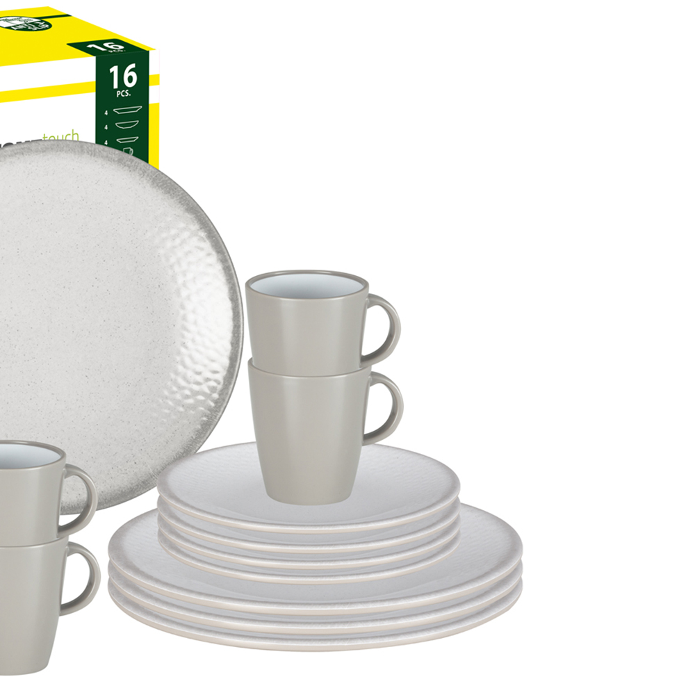 Tableware set - Brunner Melamine Dinnerware Set Lunch Box Amadè 16pcs