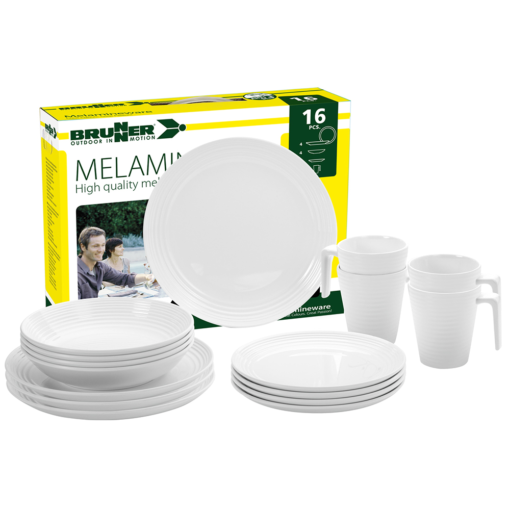 Tableware set - Brunner Melamine Tableware Set Spherica Set 16pcs