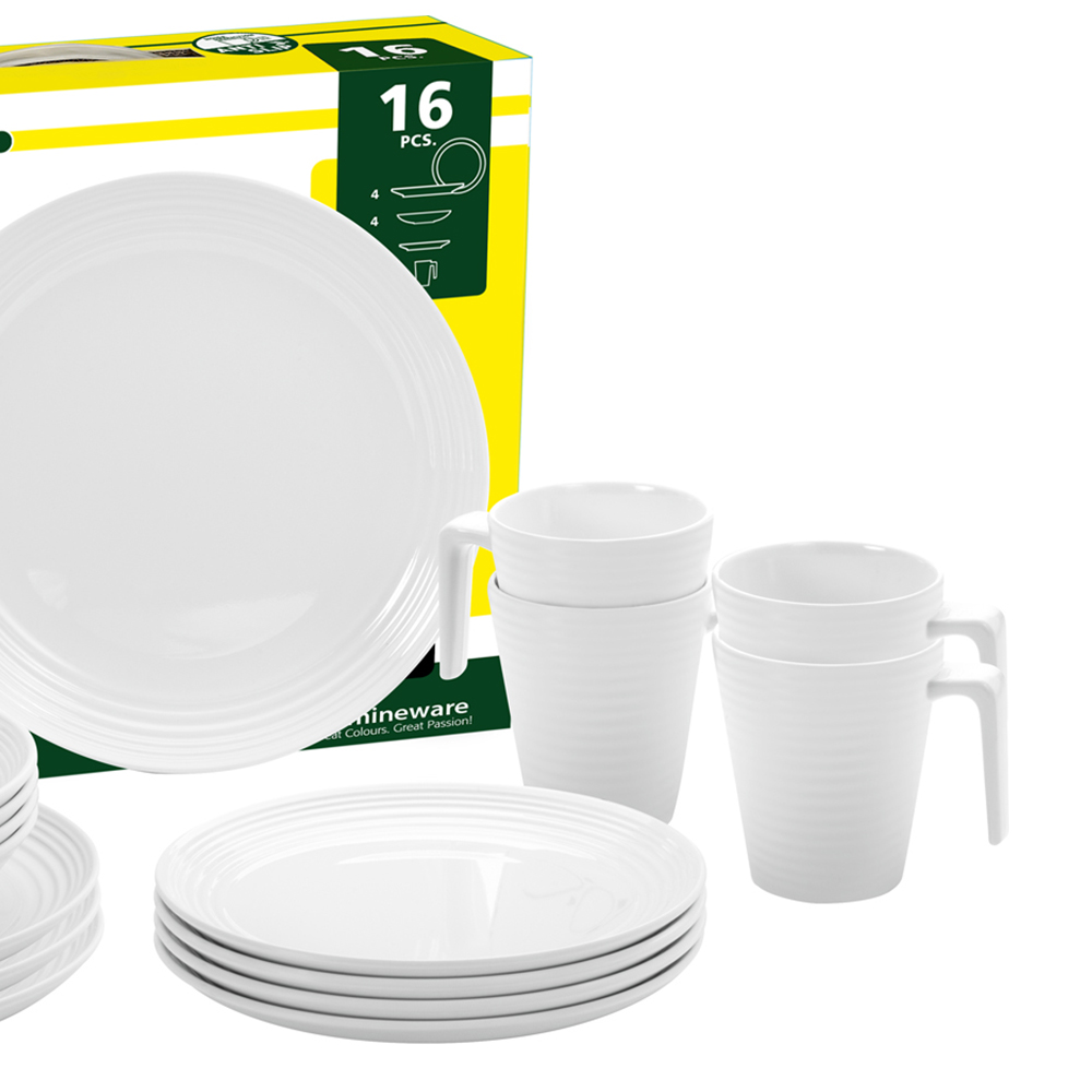 Tableware set - Brunner Melamine Tableware Set Spherica Set 16pcs