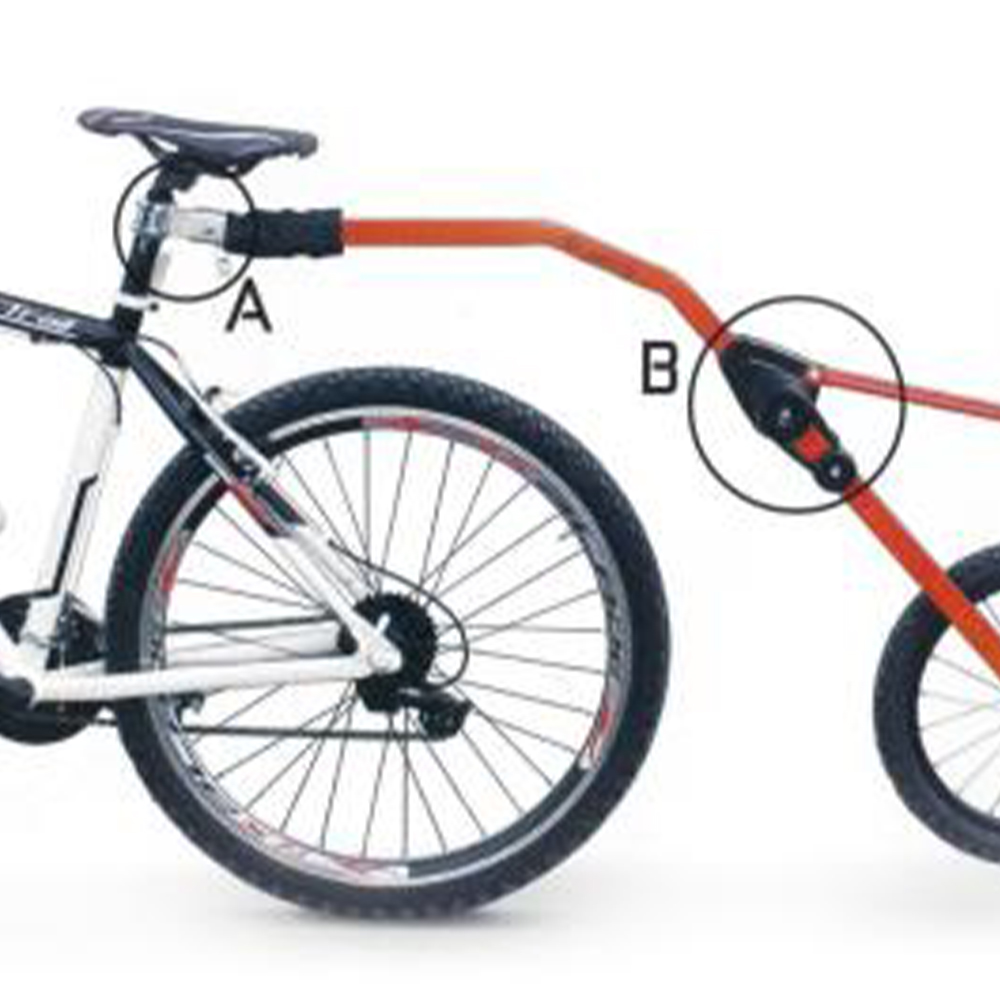 Bike Rack Accessories - Peruzzo Trail Angel Children's Bike Tow Bar