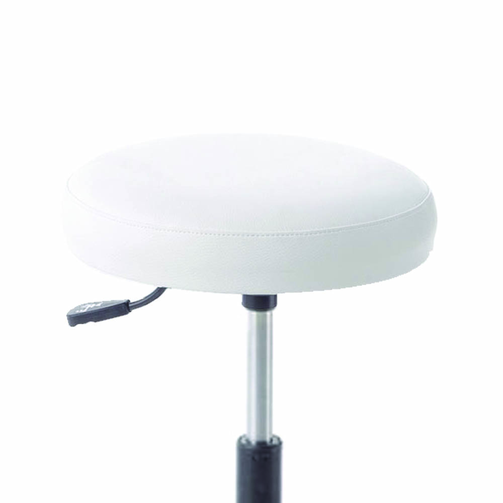 Clinic Chairs and Stools - Skema Stool With Padded Seat, Gas Liftable Plastic Base