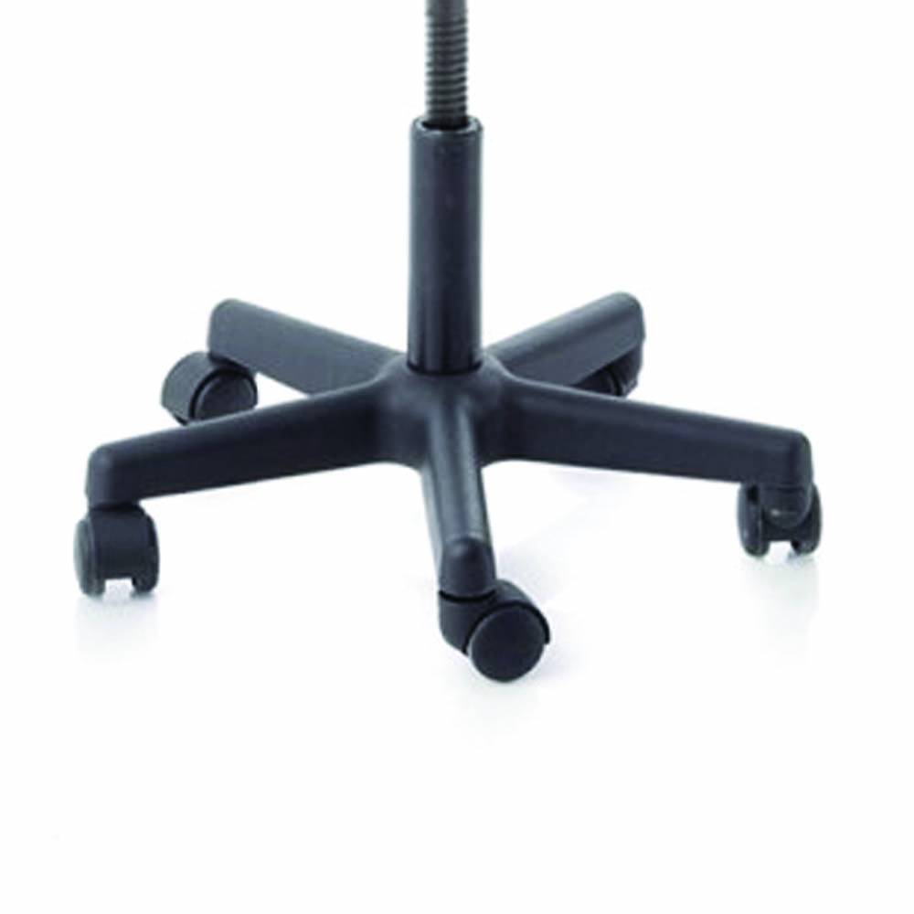 Clinic Chairs and Stools - Skema Stool With Upholstered Seat And Screw-adjustable Plastic Base