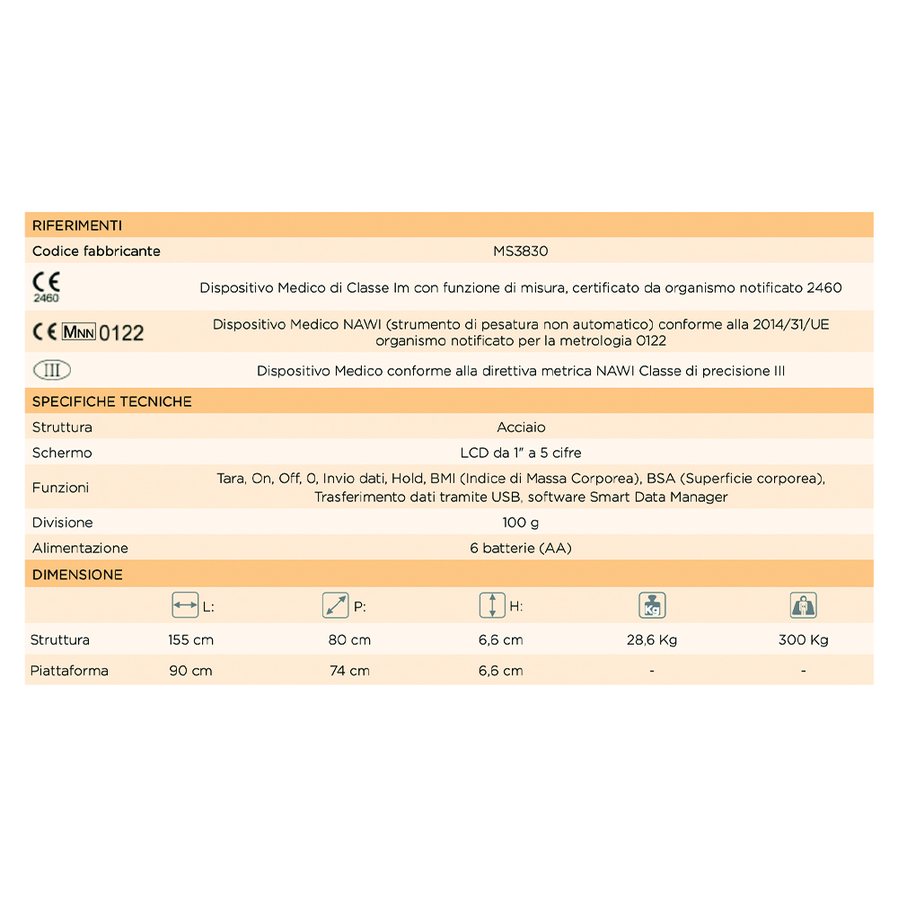 Scales - Skema Digital Platform Scale For Wheelchairs 300kg