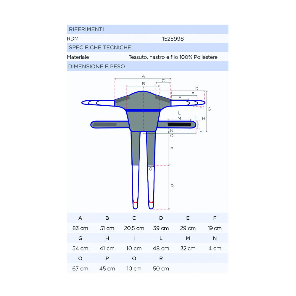 Slings for patient lifters - Mopedia Pelvic Harness For Muevo Up Wheelchair Lift Without Headrest