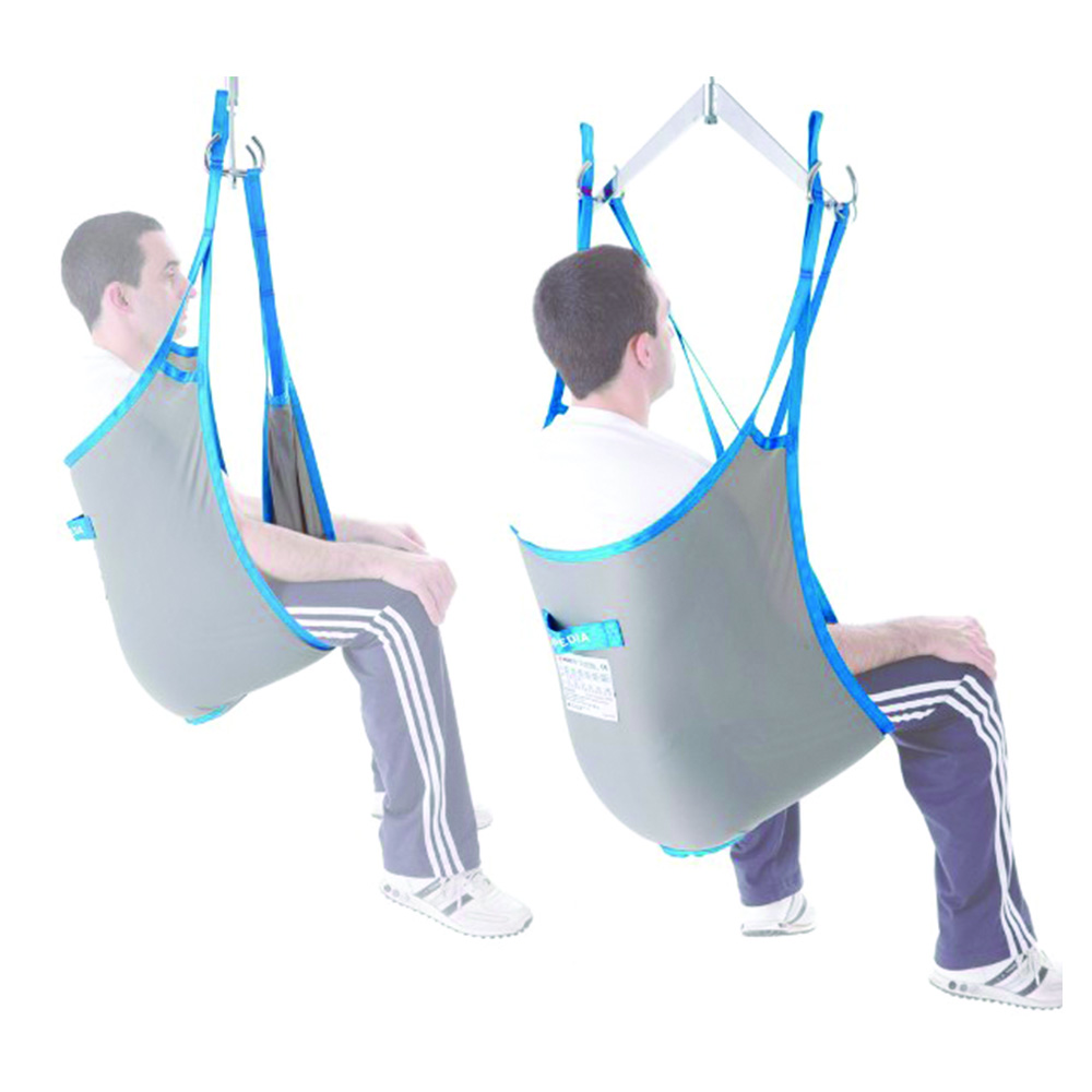 Slings for patient lifters - Mopedia Standard Canvas Harness For Muevo Disabled Lift Without Headrest