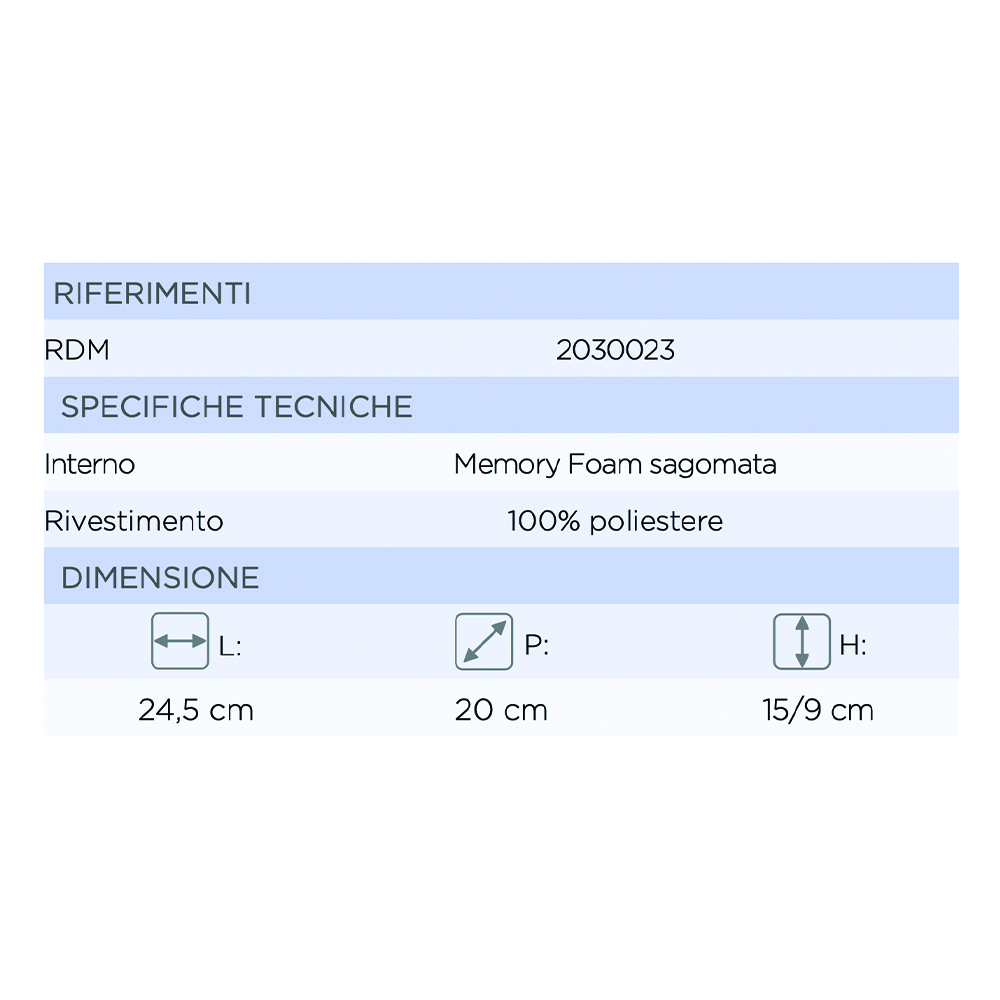 Patient positioning - Mopedia Opera Memory Foam Knee Pillow