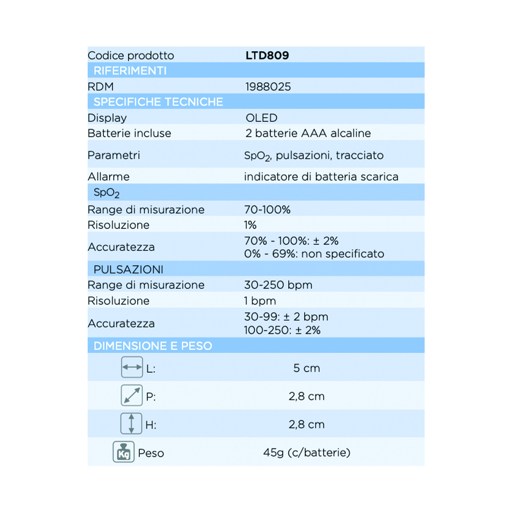 Pulse oximeters Oximeters - Dimed Pediatric Oled Mini Pulse Oximeter
