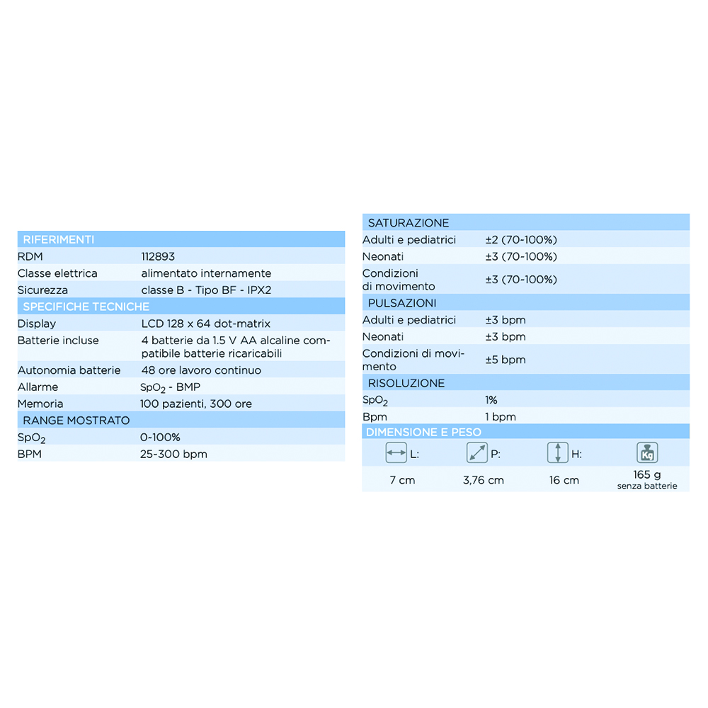 Pulse oximeters Oximeters - Dimed Lcd Handheld Pulse Oximeter With Alarms H100b