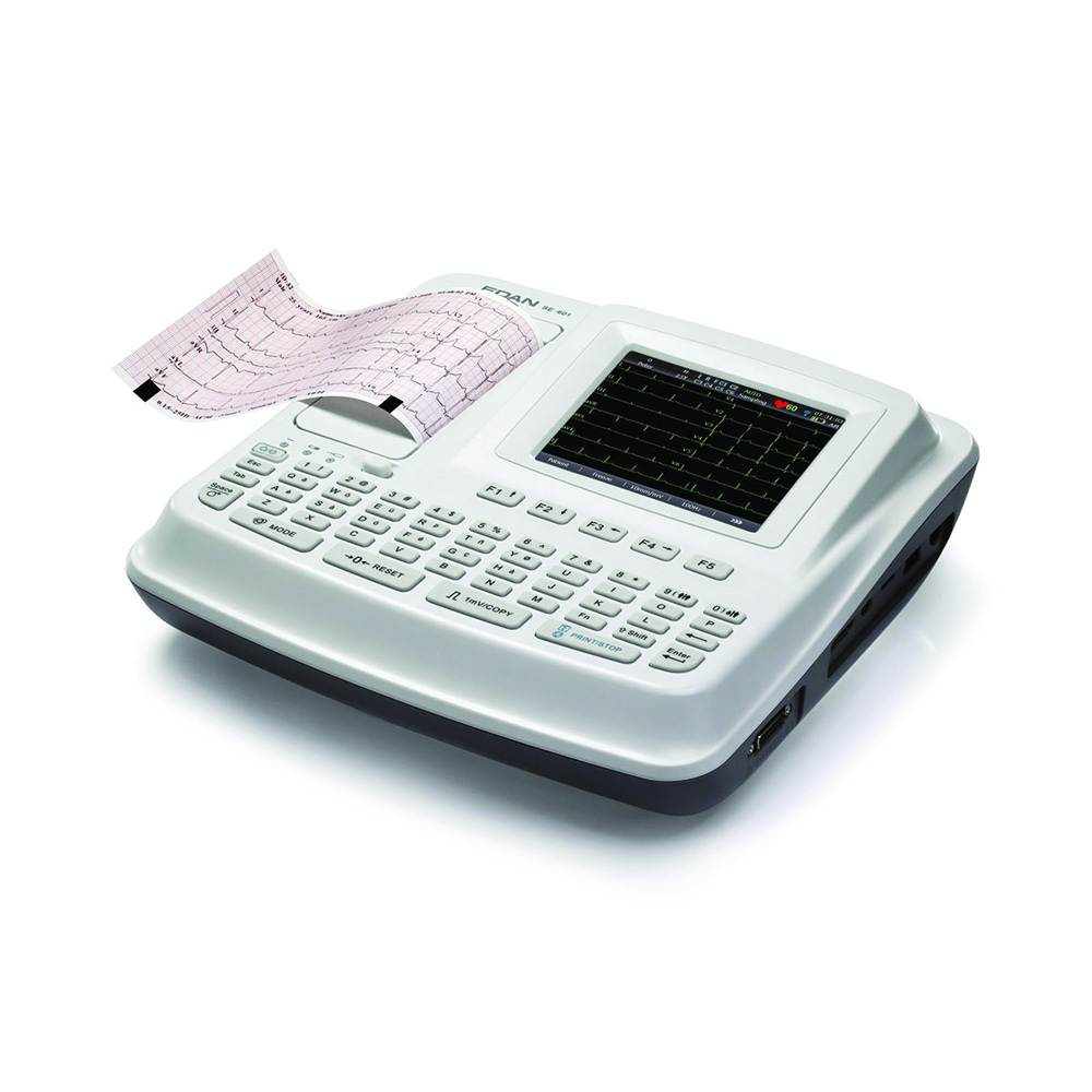 Electrocardiographs - Edan Pro Se 601 Interpretative 3/6 Channel Ecg Electrocardiograph