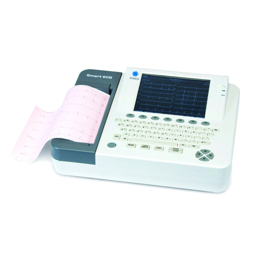 Electrocardiographs - Dimed Se-1200 Express Touchscreen 6/12 Channel Pro Interpretative Ecg Electrocardiograph