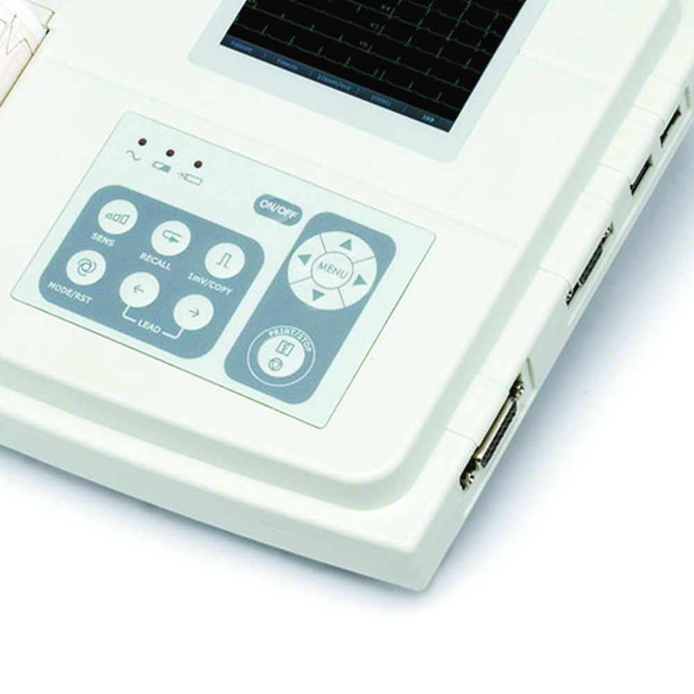 Electrocardiographs - Edan Portable Ecg Electrocardiograph 1/3 Channels Pro Interpretative Wide