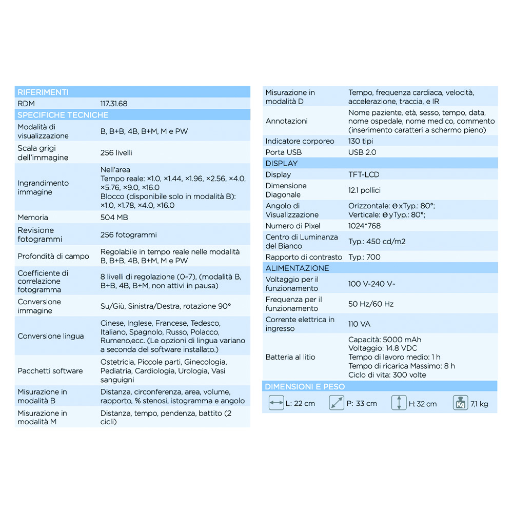 Patient monitors - Dimed Dus 60 Portable Eco-doppler Ultrasound System