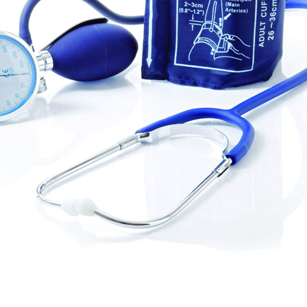 Sphygmomanometers/blood pressure monitors - Logiko Large Palmar Aneroid Sphygmomanometer C/phonendoscope