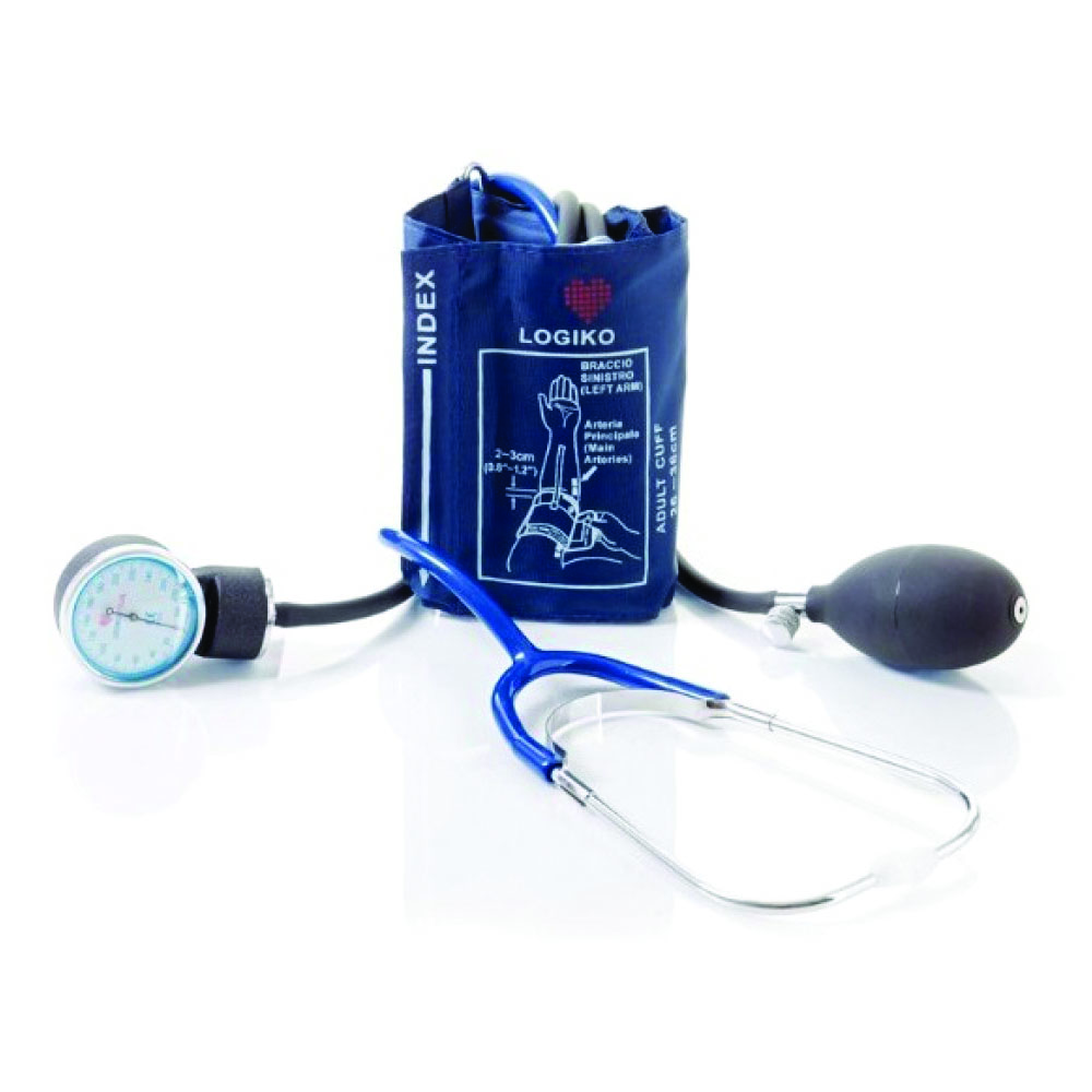 Sphygmomanometers/blood pressure monitors - Logiko Coordinated Aneroid Sphygmomanometer With Phonendoscope