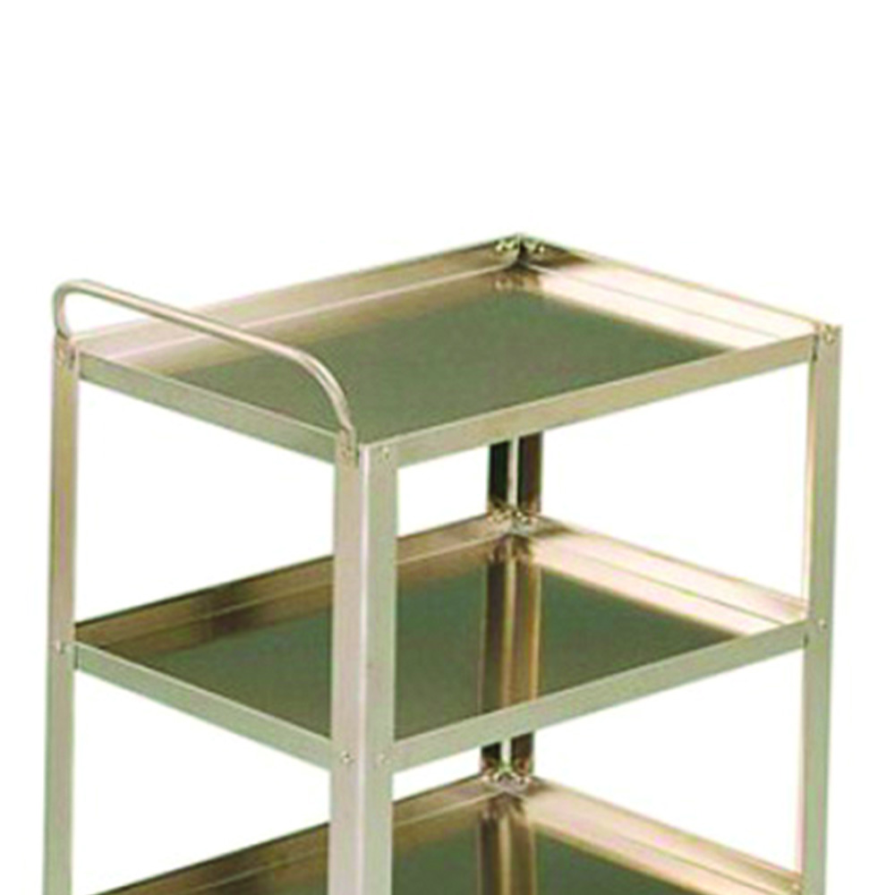 Sanitary trolleys - Skema Stainless Steel Trolley For Dressings 60x40x80h 3 Shelves