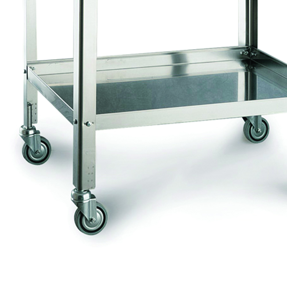 Sanitary trolleys - Skema Stainless Steel Dressing Trolley 70x50x80h With Drawer And Basin
