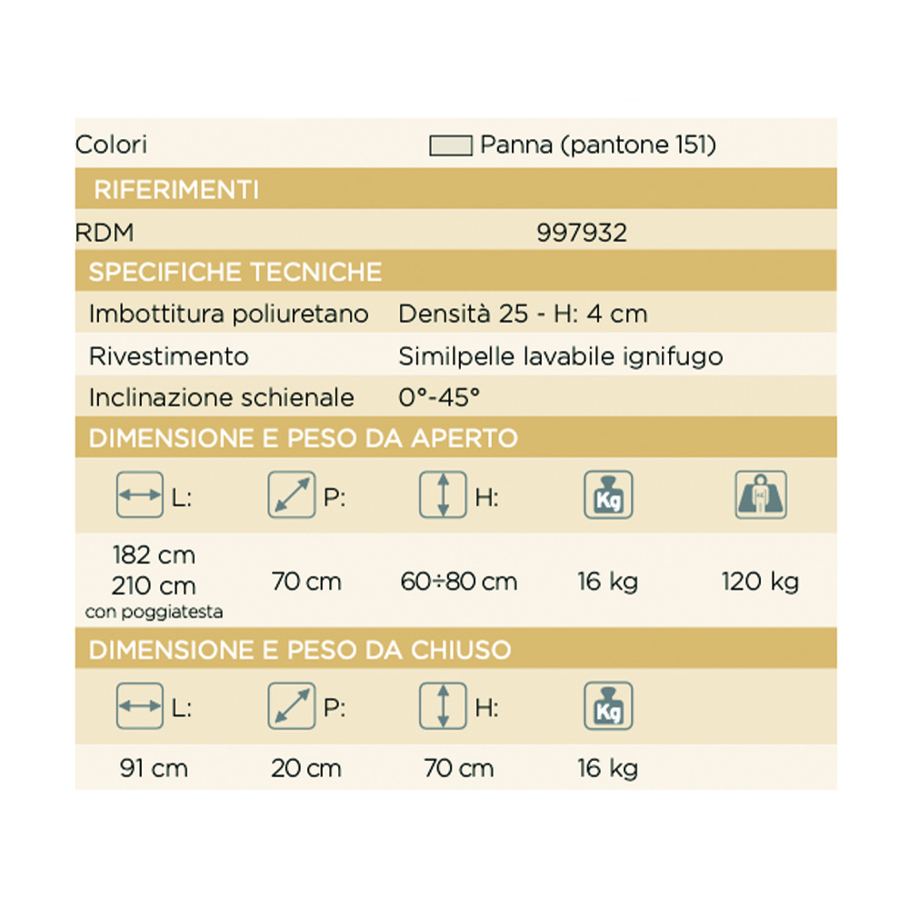 Examination couches - Skema Folding Treatment Table 70cm With Reclining Backrest
