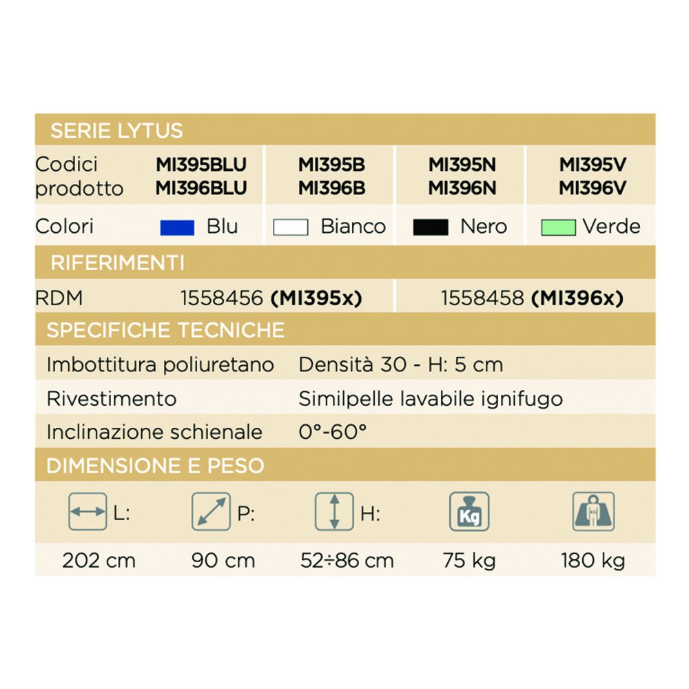 Examination couches - Skema Hydraulic Examination Couch Lytus Large 90cm