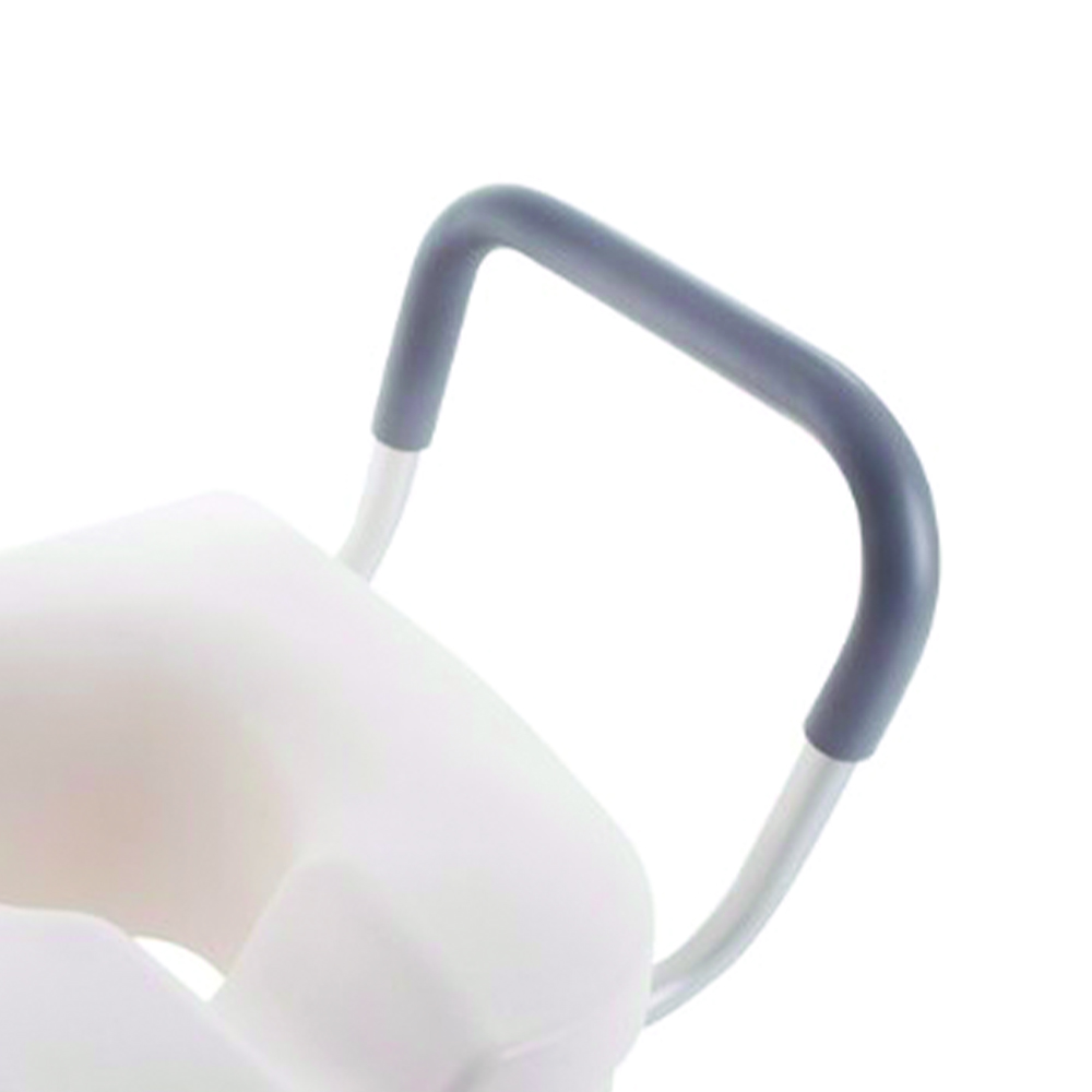 Risers for toilet bowls - Mopedia Toilet Seat With Central Block And Armrests, Height 13cm