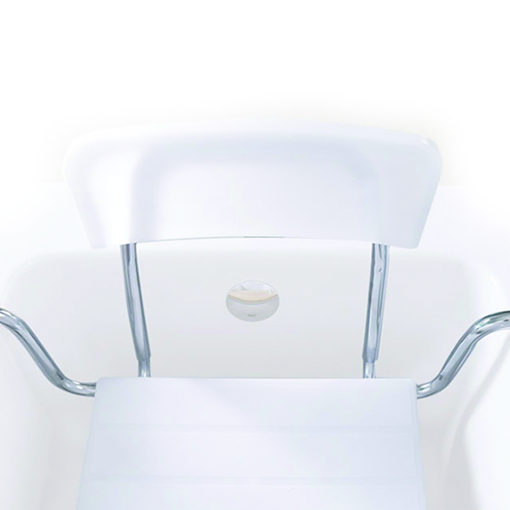 Bath and shower chairs - Mopedia Onda Bath/tub Seat In Moplen And Steel With Backrest