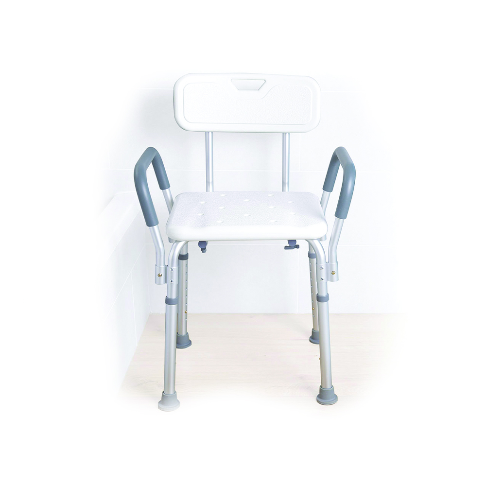 Bath and shower chairs - Mopedia Wave Bath/shower Seat With Armrests And Backrest