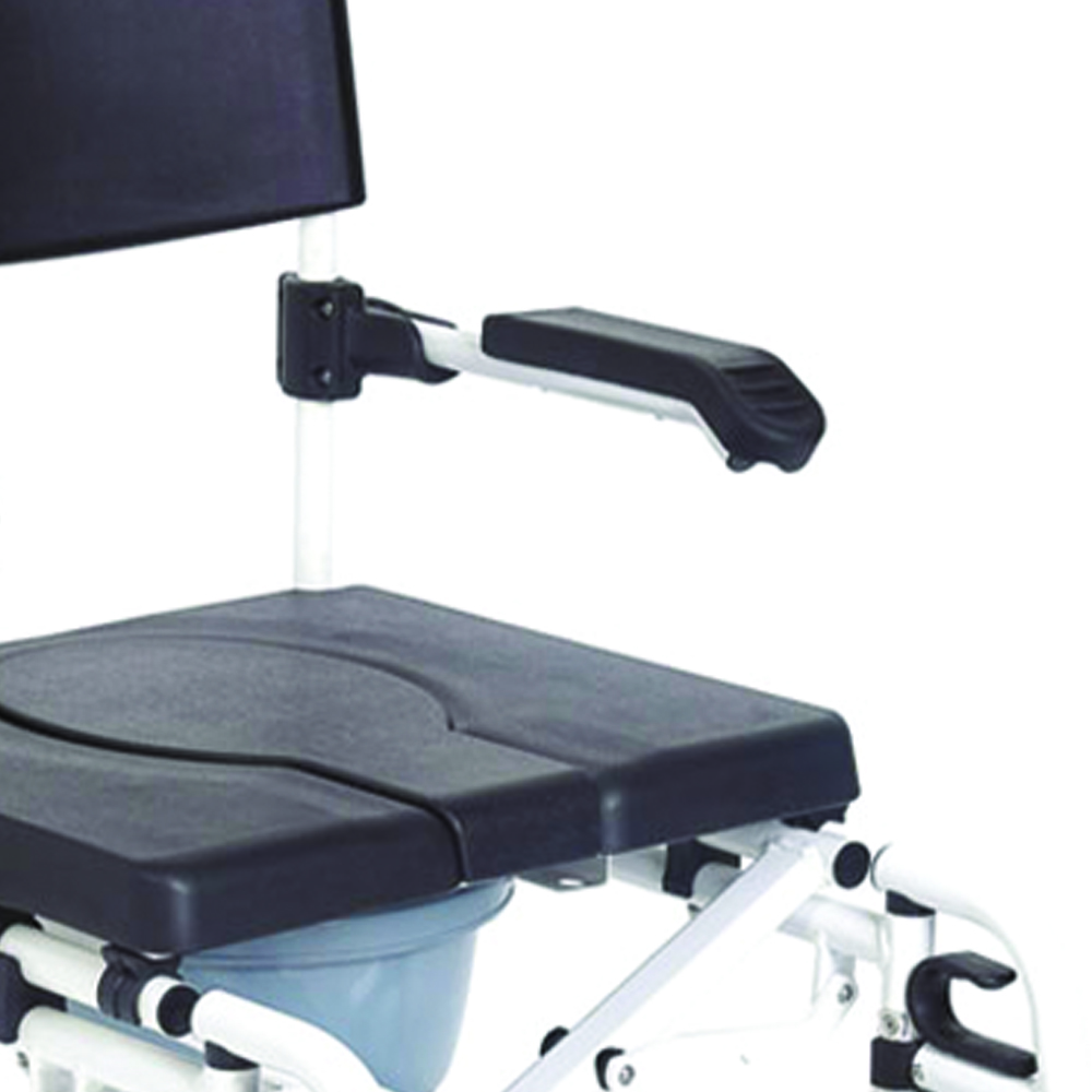 Toilet and shower chairs - Mopedia Wave Chair For Toilet And Shower With Folding Wheels