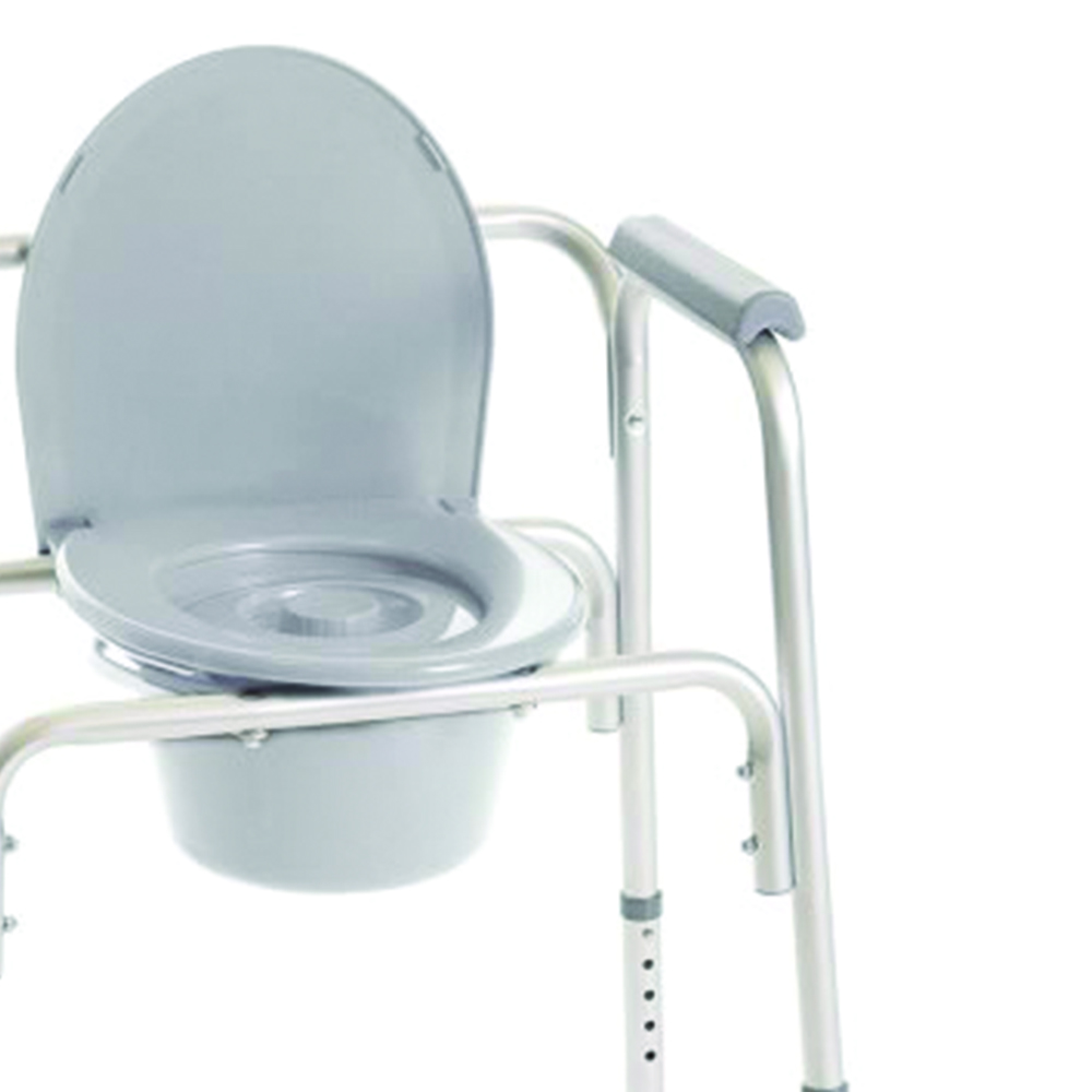 Toilet and shower chairs - Mopedia Fixed Chair Comfortable Aluminum Toilet 4 Functions In 1