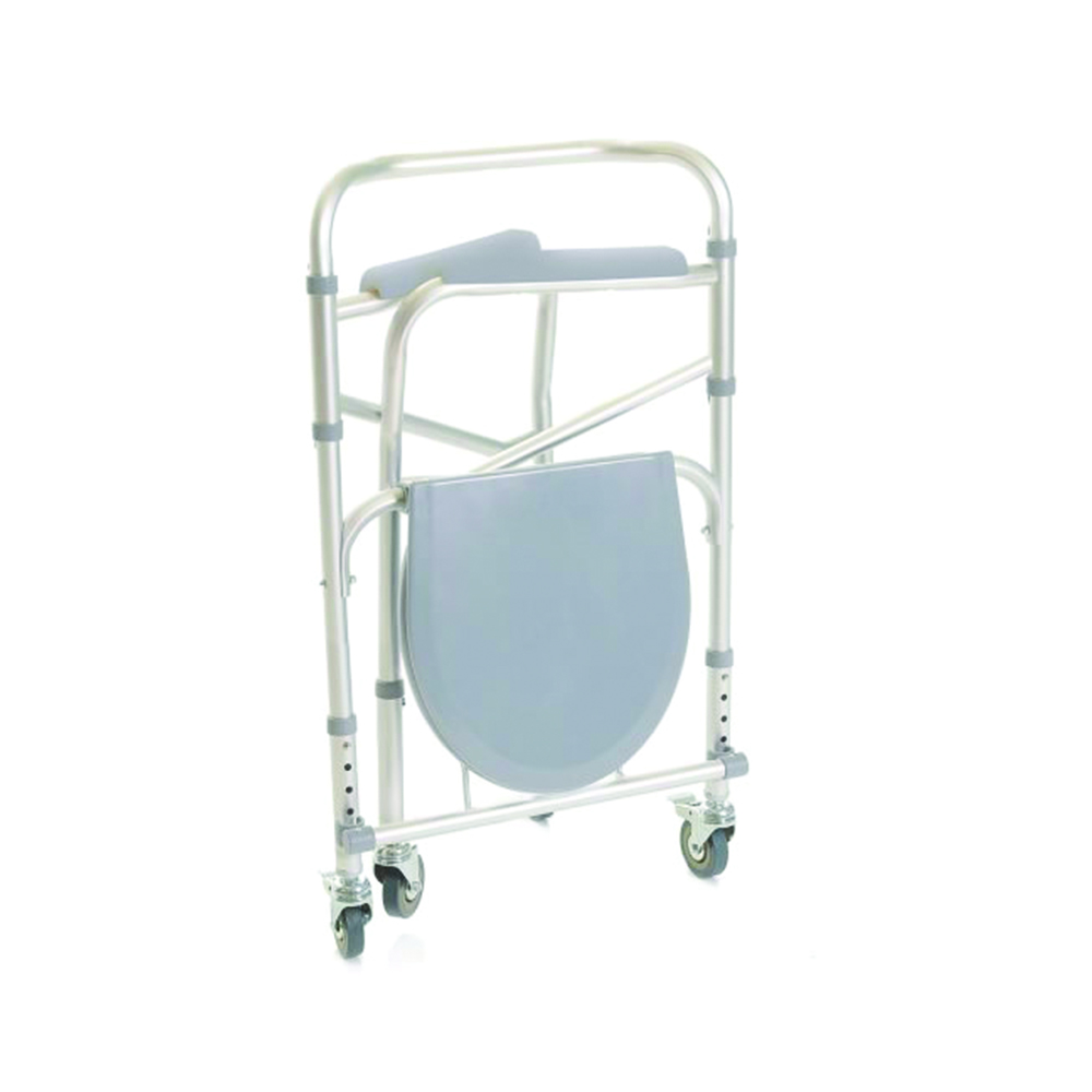 Toilet and shower chairs - Mopedia Folding Chair Comfortable Toilet On Wheels 4 Functions In 1