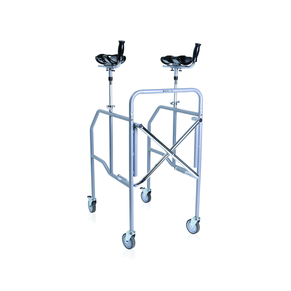 Rollator Walkers - Mopedia Clik Rp756a 4-wheel Anti-arm Foldable Rollator Walker For The Elderly