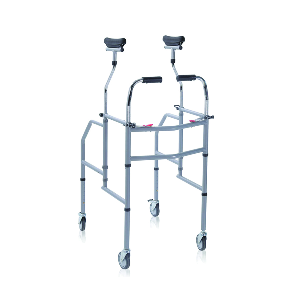 Rollator Walkers - Mopedia Rp758s Folding Rollator Walker, 4-wheel Underarm Walker