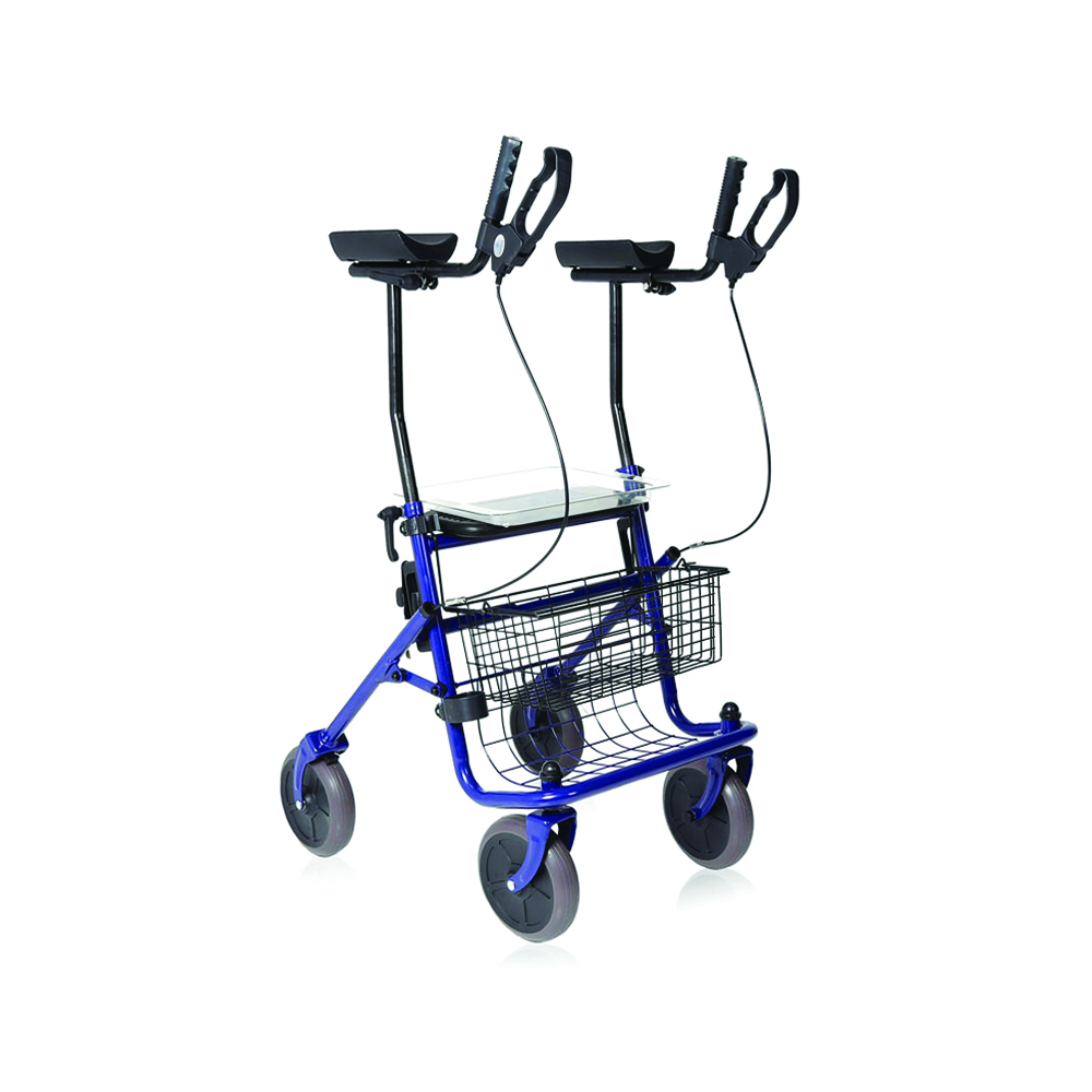 Rollator Walkers - Mopedia Rollator Walker Folding Era Walker For Elderly Anti-arm 4 Wheels