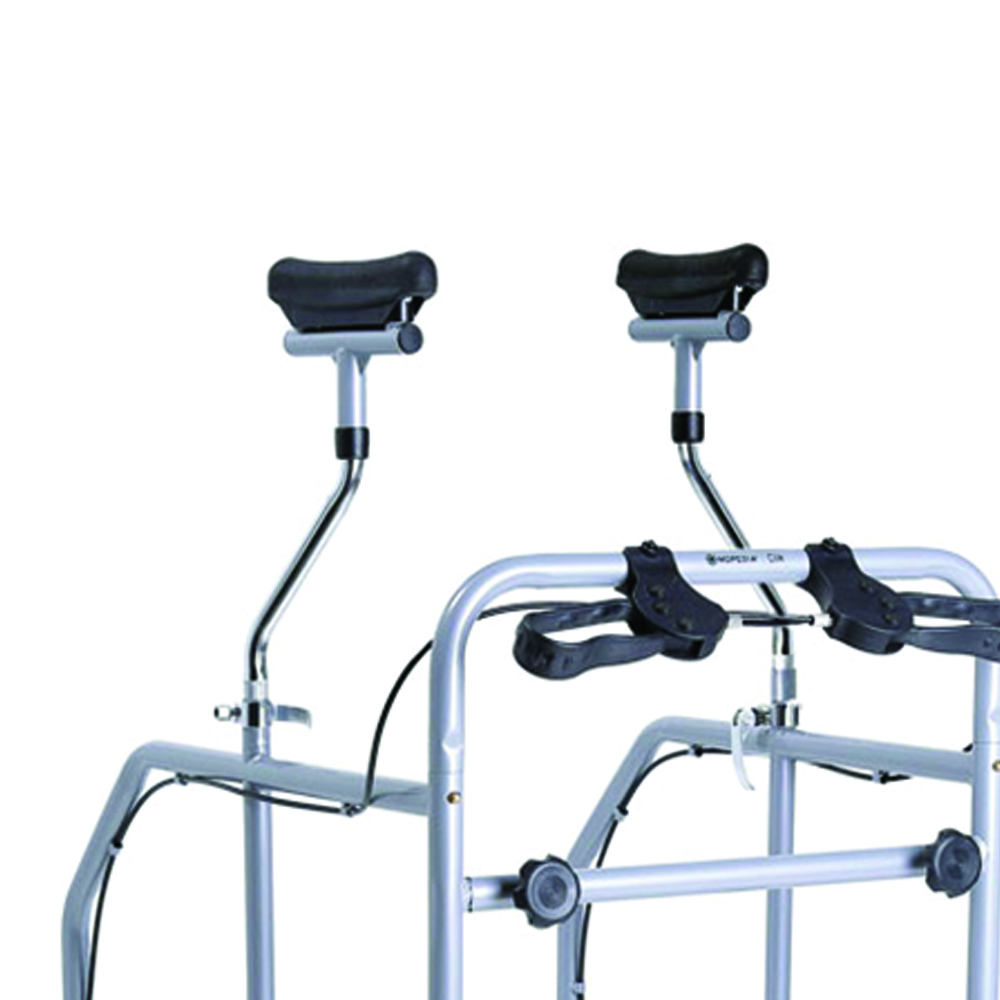 Rollator Walkers - Mopedia Folding Rollator Walker For The Elderly With Armpits Clik Rp755f And Brakes