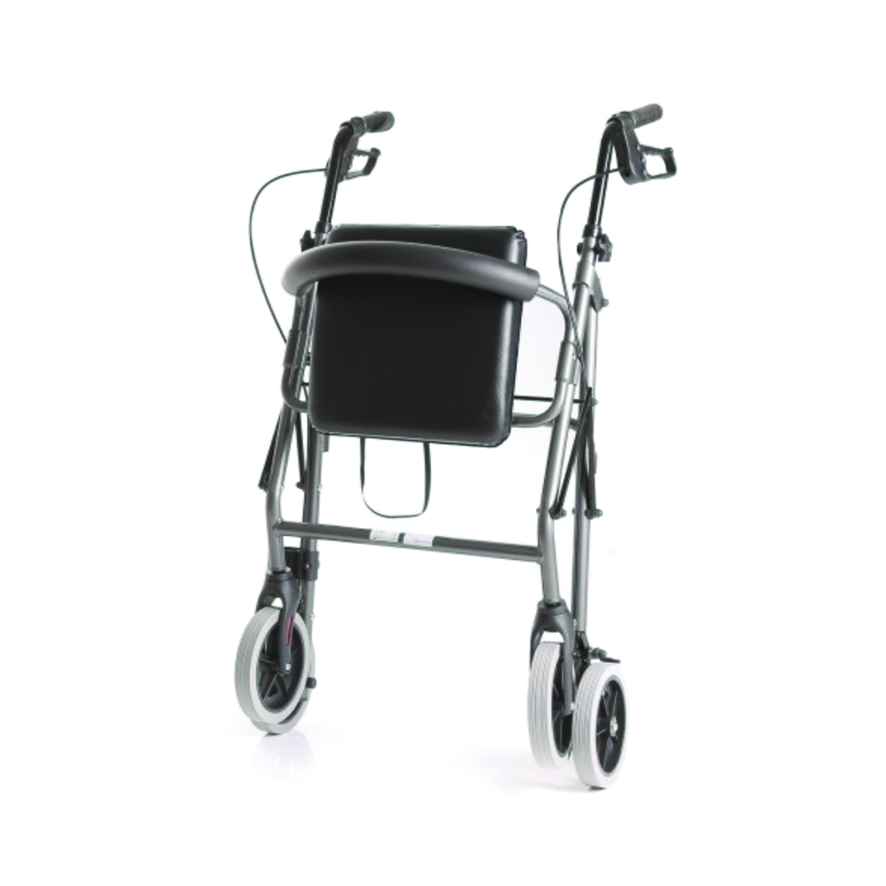 Rollator Walkers - Mopedia Rollator Walker Folding Atlas Walker For Elderly Disabled 4 Wheels